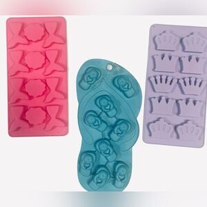 Celebrate It Silicone Molds Little Girls Set